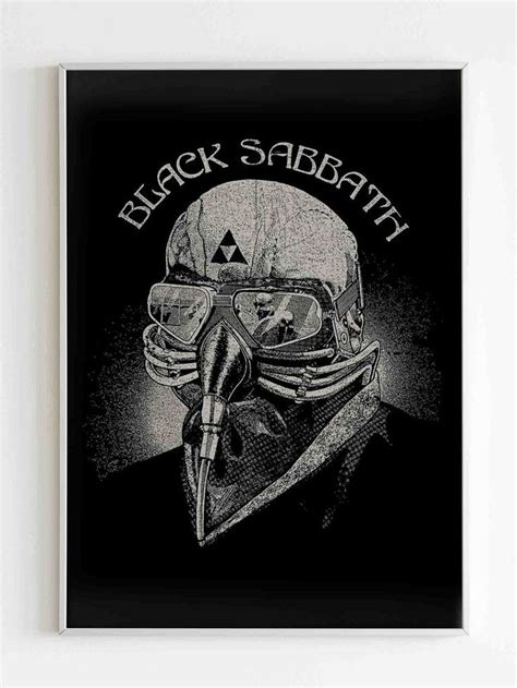 black sabbath iron man poster