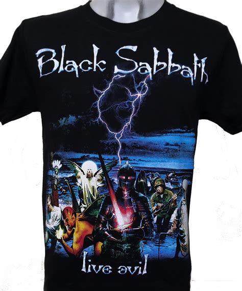 black sabbath live evil t shirt