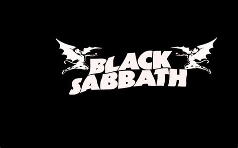 black sabbath logo black background