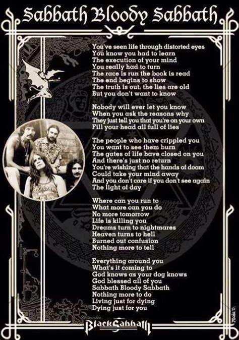 black sabbath lyrics deutsch