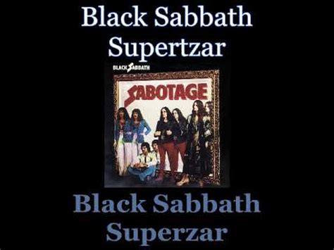 black sabbath supertzar lyrics