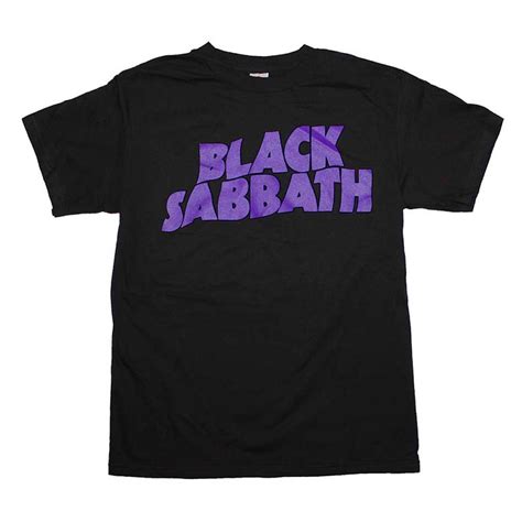 black sabbath t shirt asda size