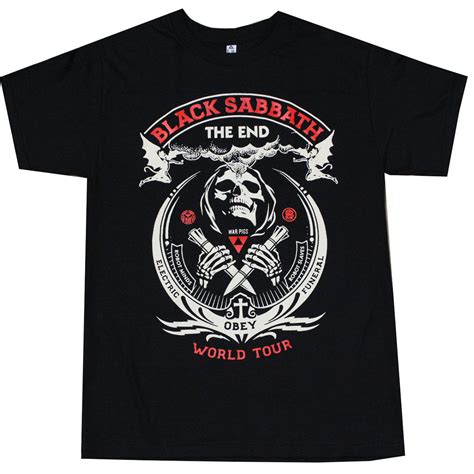 black sabbath the end world tour t shirt