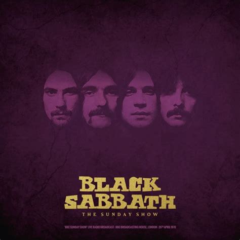 black sabbath the sunday show