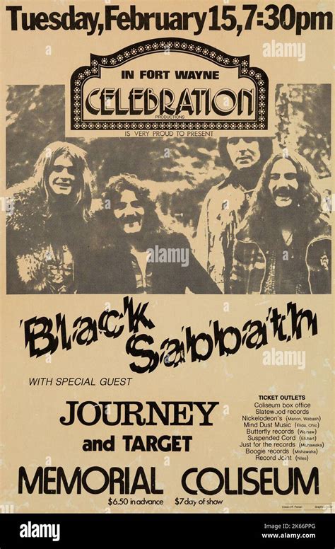 black sabbath tour dates 1977