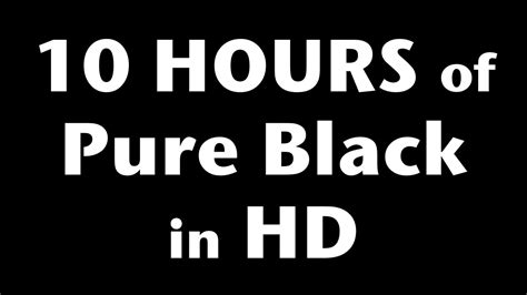 black screen 10h