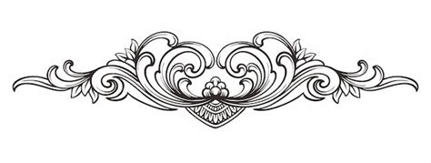 Black Scrolly Artwork Printable