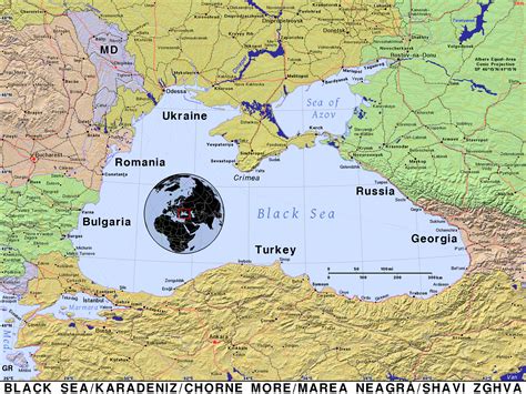 black sea map location