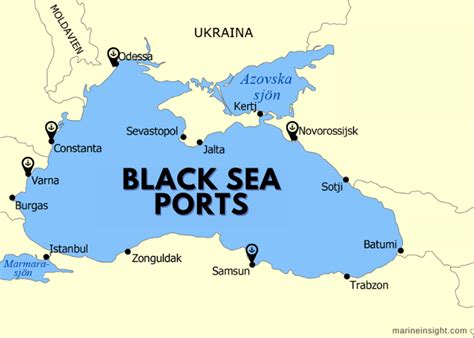 black sea ports map