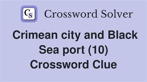 black sea republic crossword