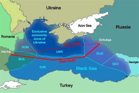 black sea territorial waters map