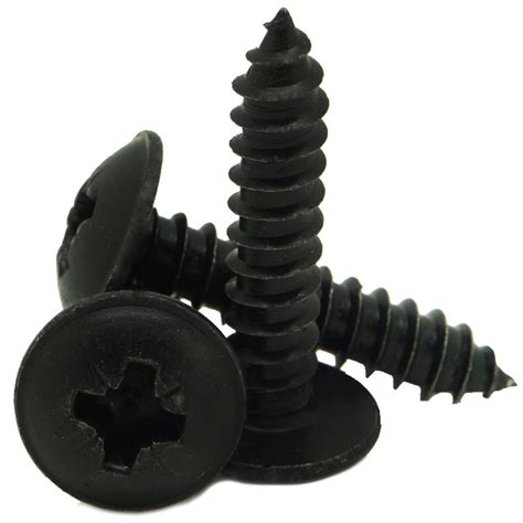 Black Self Tapping Round Head Screws