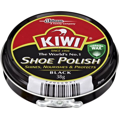 black shoe polish