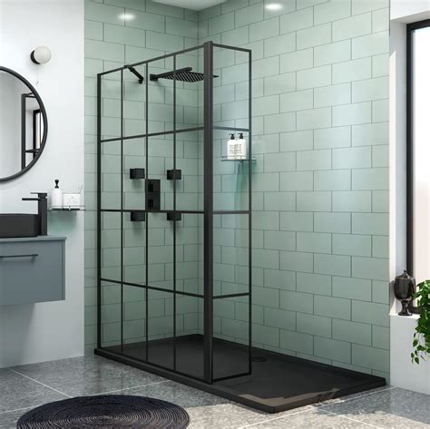 Black Shower Screen Amazon