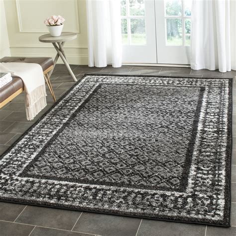 elyricsy.biz:black silver area rugs