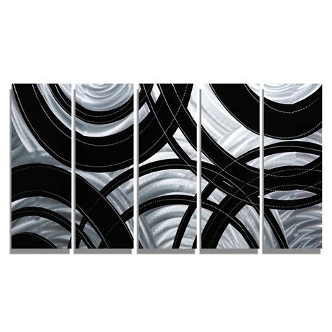 Black Silver Wall Decor