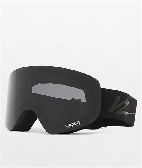 Black Snowboarding Goggles
