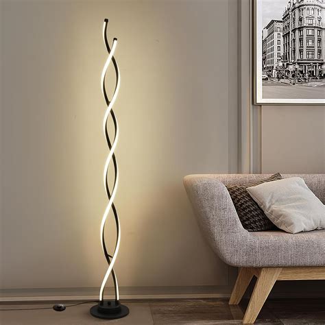 NEW Slim Black Standard Lamp Nordic Noir Lamp, Standard lamps, Tall