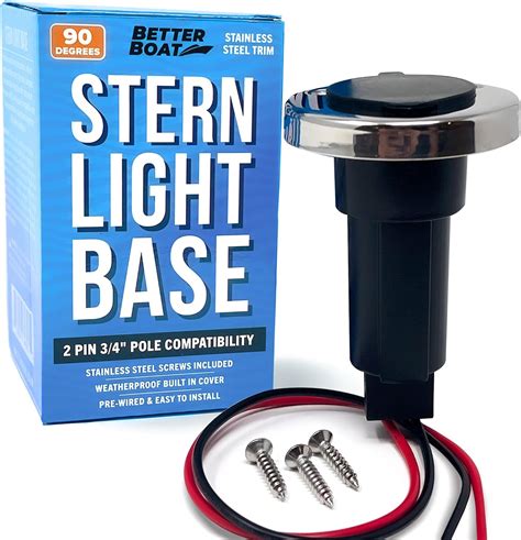 Black Stern Light Socket