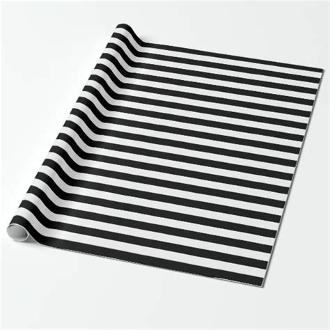 black striped wrapping paper
