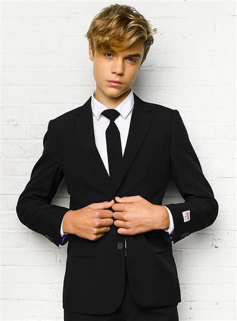 black suit for teenager boy