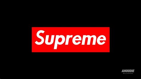 black supreme logo images wallpaper