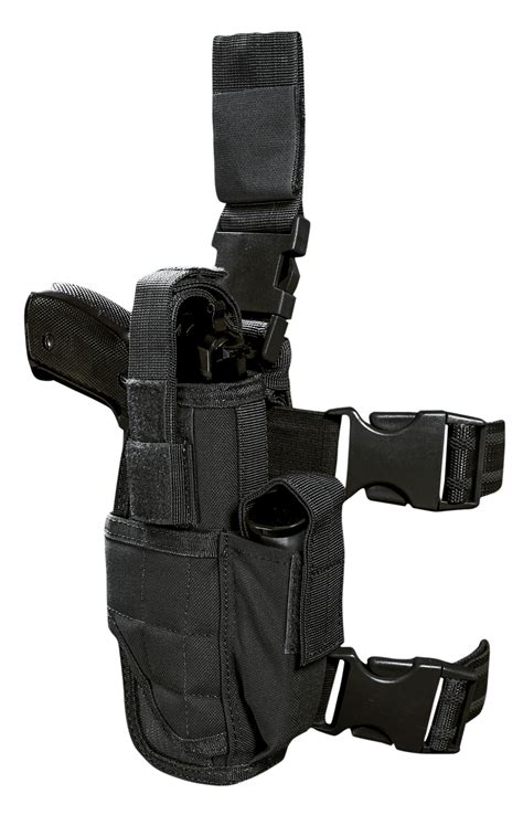 black tactical leg holster