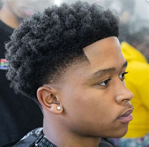 black taper fade