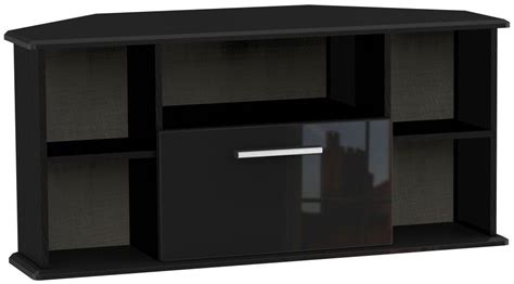 Black Television Corner Unit