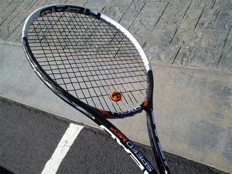 black tennis racket strings