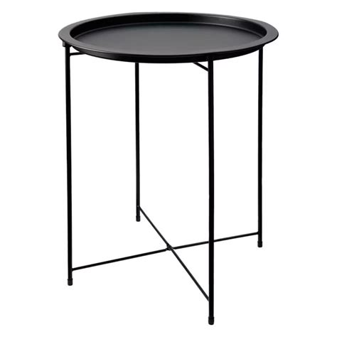 Black Tray Top Table