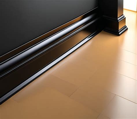 Black Trim Baseboards