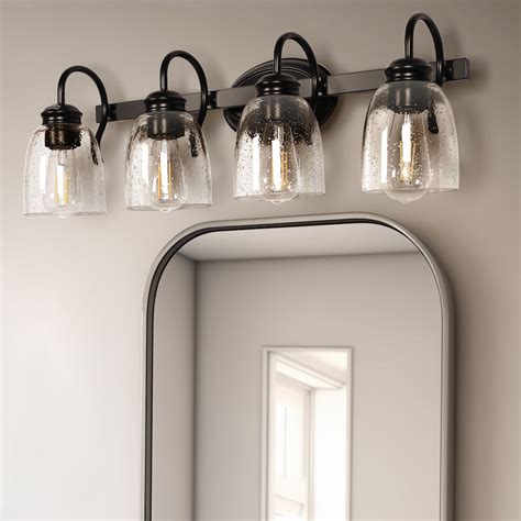 Black Vanity 4 Light