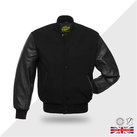 Black Varsity Jacket Images