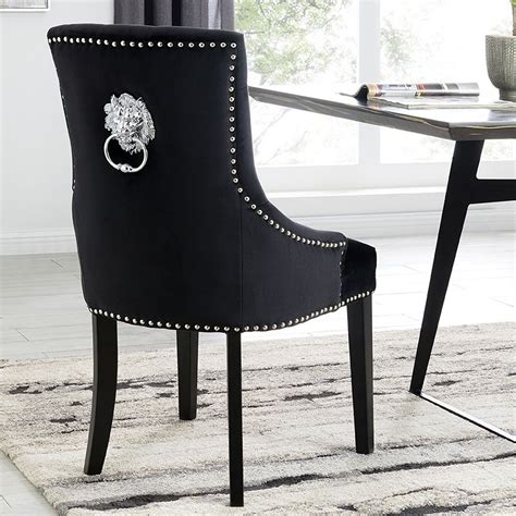 black velvet chairs with chrome legs