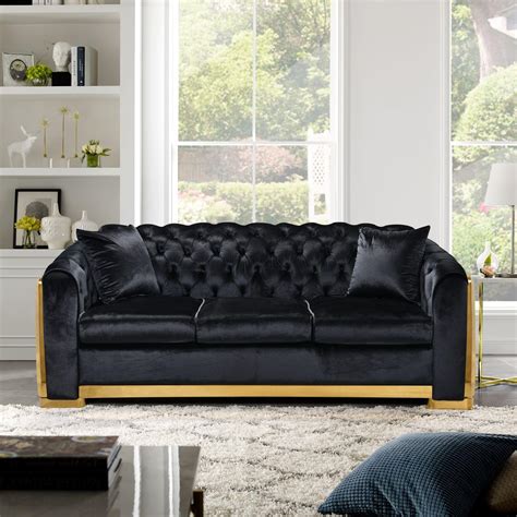 Popular Black Velvet Sofas Uk 2023