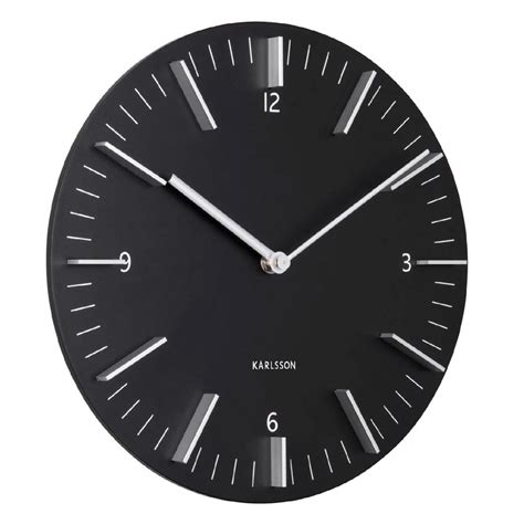 Black Wall Clocks Nz