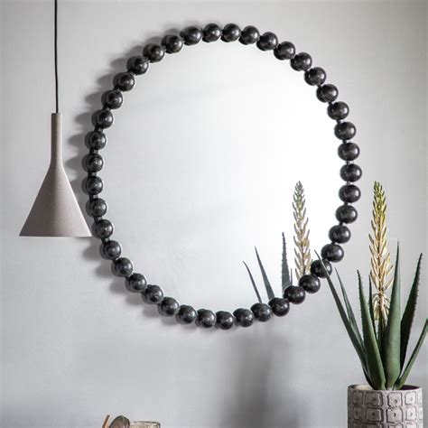 Black Wall Mirror Art