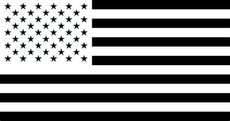 Black White Flag Design