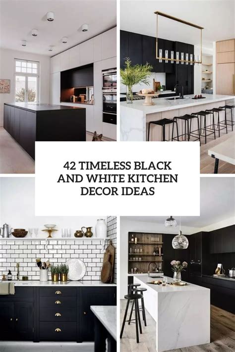 Black White Kitchen Decor