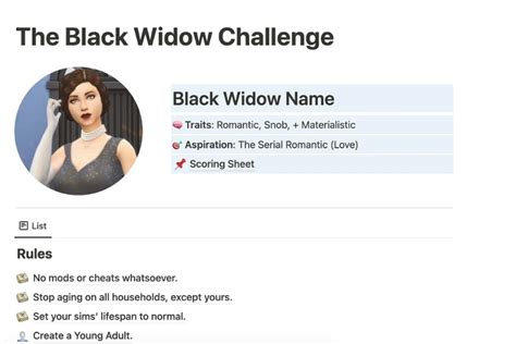 Currently - Black Widow Challenge Rules Trending