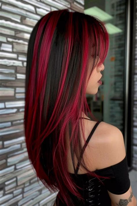 Black With Red Highlights