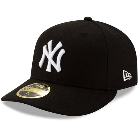 black yankee fitted cap