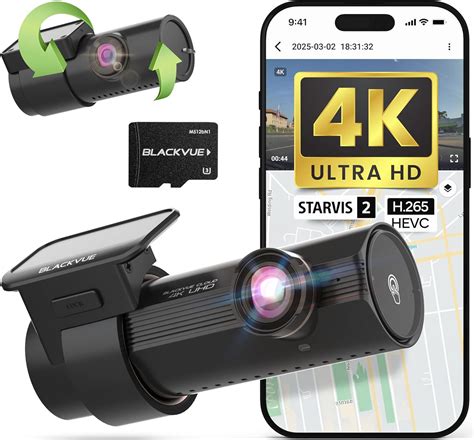 BlackVue Dash Cam DR590X1CH 32GB Full HD 1080p Starvis WiFi 1 Channel Camera