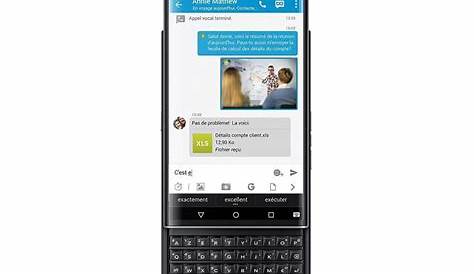 Blackberry Priv Azerty Neuf KEY2 Lite 32Go, 4Go RAM AZERTY Bleu Sokom