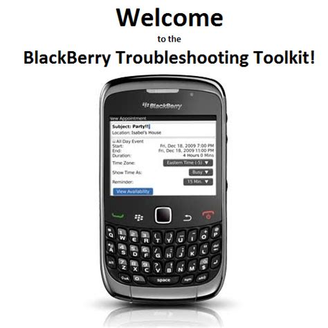 Blackberry Issues