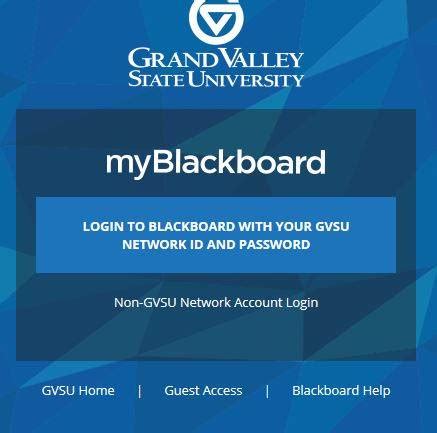 blackboard gvsu sign in