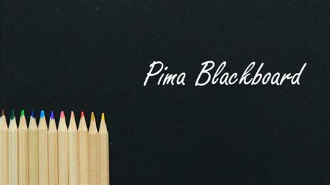 blackboard pima