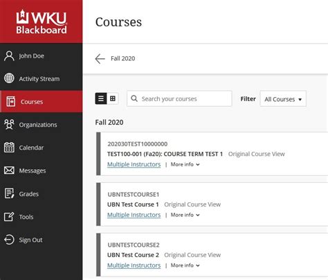 blackboard wku