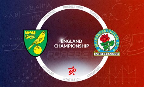 blackburn rovers norwich city forebet